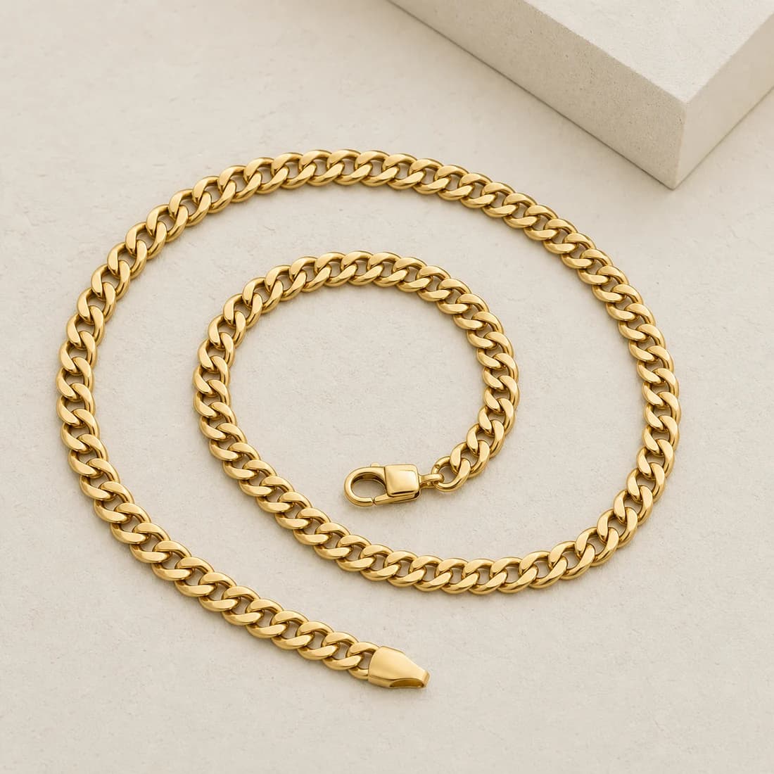 Stainless steel necklace collection